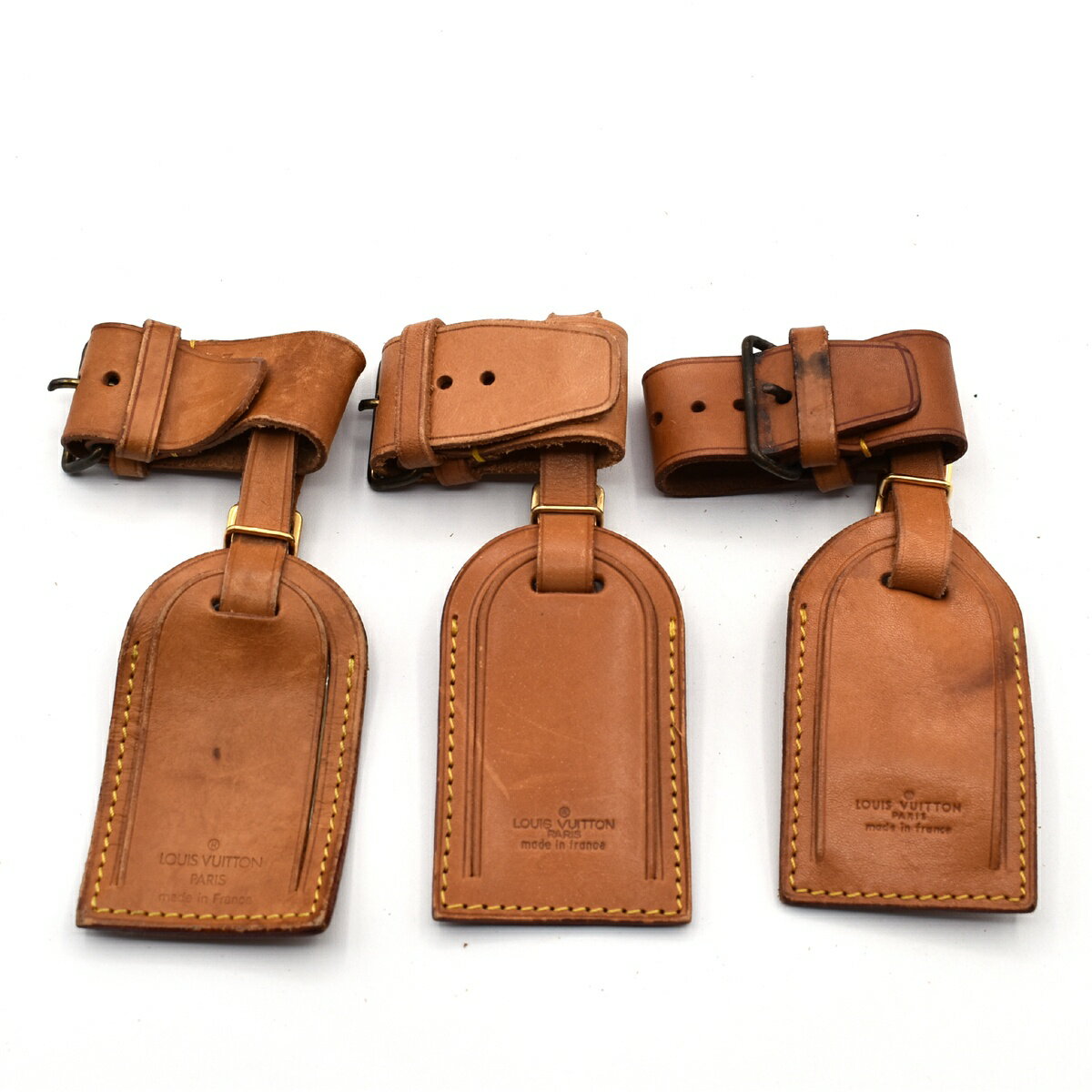 LOUIS VUITTON ルイヴィトン ネームタグ ポアニエ ハンドルホルダー 3個セット 03B ...