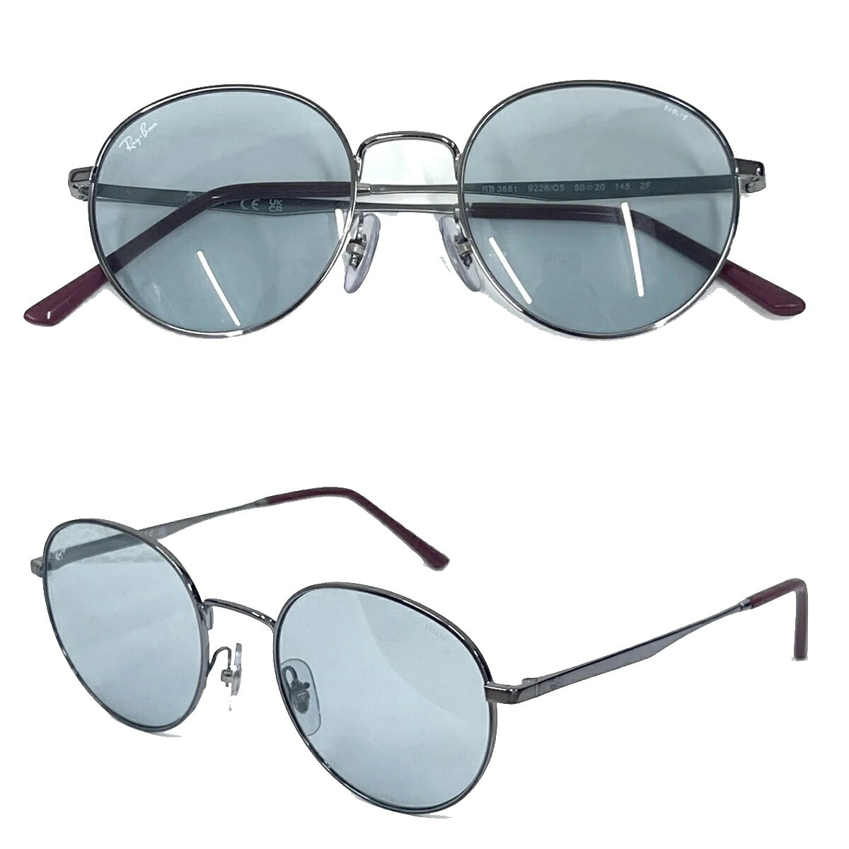 Rakuten - RayBan レイバン サングラス ブルー シルバー 09BS243