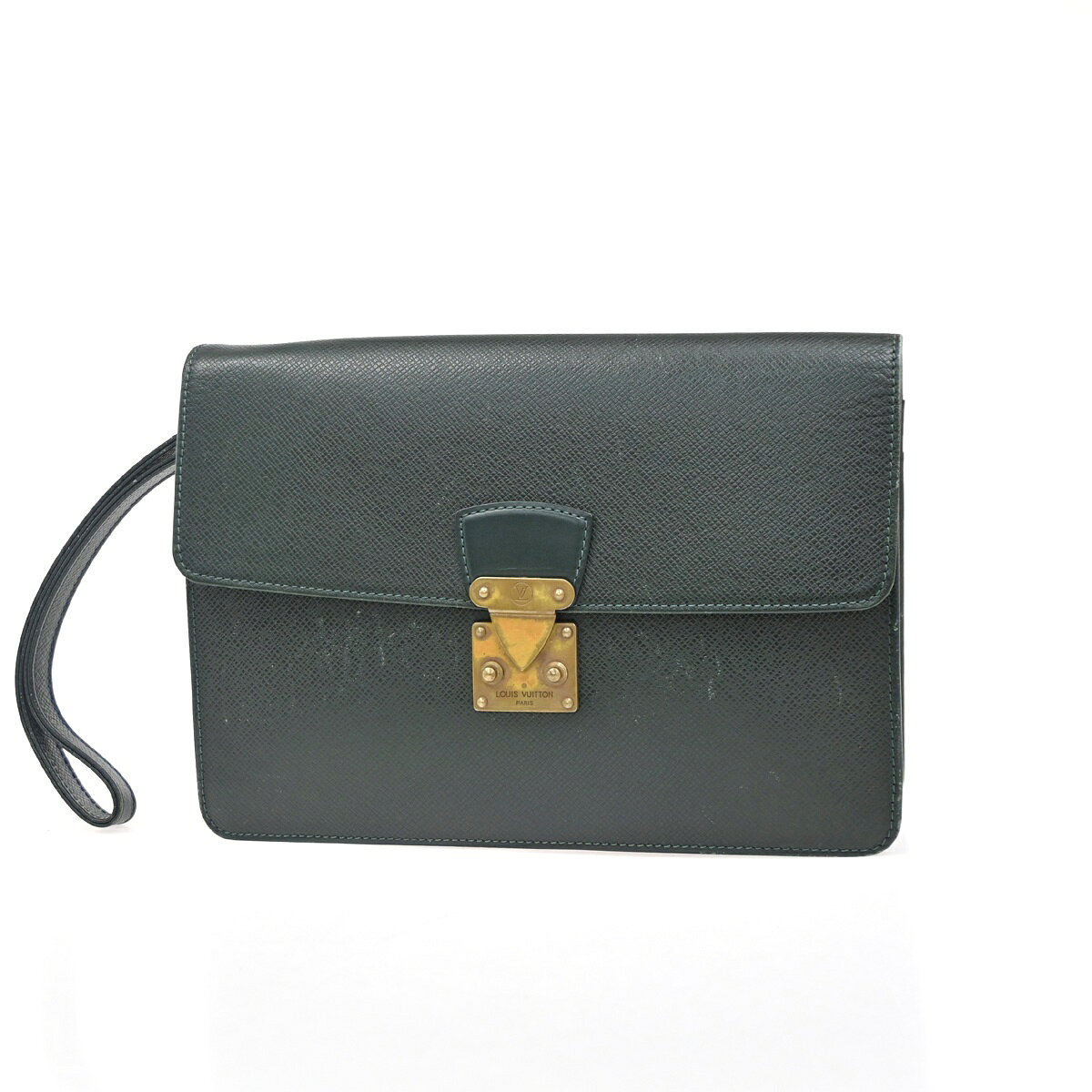 Rakuten - LOUIS VUITTON ルイヴィトン ポシェット クラド クラッチバッグ タイガ グリーン レザー M30194 02KC073