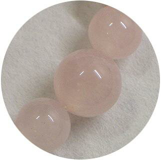 パワーストーンブレスレット　天然貴石■紅水晶（ローズクォーツ）数珠ブレスレット仕立　【主玉8ミリ】■Pケース入り