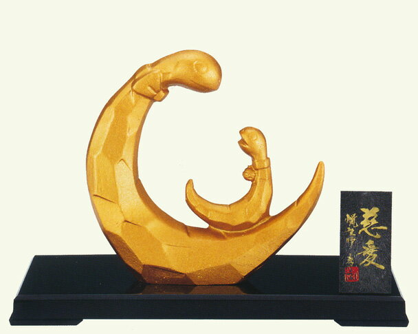 干支置物　巳年　蛇　置物｜　慈愛　｜瑞峰作　鋳鉄製　【高岡銅器　置物】2025年　巳　置物