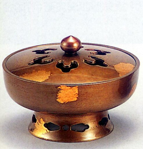 香炉・香立て■ 香炉 陽風 ■青銅(ブロンズ)製 桐箱入り【高岡銅器】 香炉・香立て■ 香炉 陽風 ■青銅(ブロンズ)製 桐箱入り【高岡銅器】