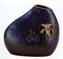 花器・花瓶■ 鳳の風(鳳凰) ■大森孝志作 青銅(ブロンズ)製 紙箱入り【高岡銅器】