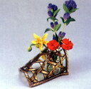 花器・花瓶■ 花の器 曲 ■青銅(ブロンズ)製 紙箱入り【高岡銅器】