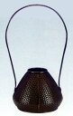 花器・花瓶■ 網代花器 富士型(大) ■瑞峰作 青銅(ブロンズ)製 紙箱入り【高岡銅器】