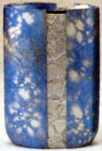 乐天商城 - 花器・花瓶■　花器　宝寿(青)　■合金製　化粧箱入り【高岡銅器】