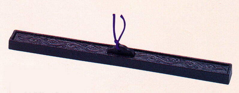 Paperweights - 置物｜小物｜　文鎮　唐草　｜黒色　鉄製　紙箱入り【高岡銅器　置物】