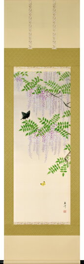 春※特殊工芸作品特殊工芸作品とは掛軸専門作家が情熱をこめて描き上げた作品を最新デジタル技術を駆使し、より美しく仕上げた作品 作者 富岡蘇峰 作者の紹介 昭和30年生まれ 岐阜県出身 特殊工芸専門作家 得意：花鳥・人物画 用途 常用掛 サイズ 尺五立標準寸法：巾：54.5cm・高さ：190cm ※ 稀に一時的な品切れが発生することがあり、発送に若干のお時間を頂くことがございます。 （肉筆にて、1品1品制作する商品の為） その場合は事前に連絡さしあげます。わが国では、大昔より野生の桜が自生し、春が来るたびに野山をサクラ色に彩ってきました。そして、人々はその桜の花を眺めて春の訪れを知り、又花の盛りに巡り合えた喜びに浸ってきました。貴家の床の間に、春風を誘う桜の掛け軸を是非おかけください。 商品は1品1品製作いたしております。本桐箱にお入れし、納品いたします！通常、3営業日以内に発送致します。