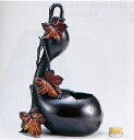 花器・花瓶■ 兵丹(ひょうたん)型花入(剣山付) ■昇作 青銅(ブロンズ)製 紙箱入り【高岡銅器】