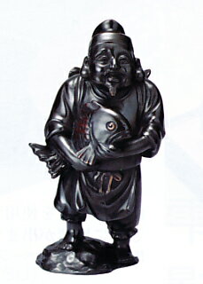 高岡銅器　置物 素材 青銅(ブロンズ)製 作者 南部祥雲 サイズ（センチ） 高さ：約33.0×幅約17．5 高岡銅器 高岡銅器は、1611年二代目加賀藩主前田利長が、高岡築城に際し、城下の繁栄をはかる産業政策として鋳物師を招き、鋳物工場を開...