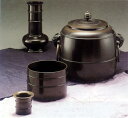 茶器・茶道具■ 皆具 鐶付筋入 ■一佳作 青銅(ブロンズ)製 桐箱入【高岡銅器】
