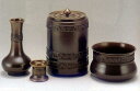 茶器・茶道具■ 皆具 累座 ■一佳作 青銅(ブロンズ)製 桐箱入【高岡銅器】
