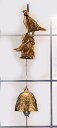 鋳物風鈴■ 雷鳥(ライチョウ) ■ミガキ 青銅(ブロンズ)製 紙箱入り【高岡銅器】