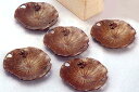 茶器・茶道具■ 茶托 蓮に蛙 古銅色 五客組 ■青銅(ブロンズ)製 桐箱入【高岡銅器】