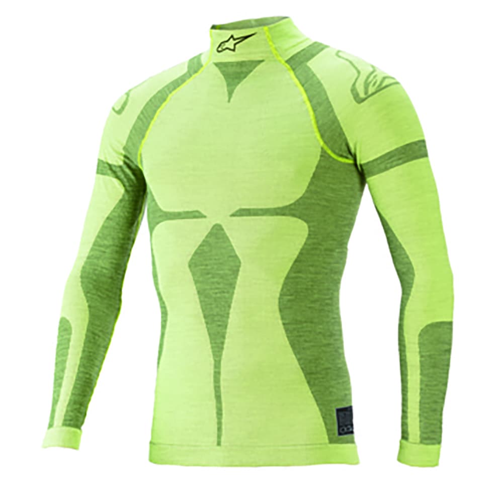 alpinestars(ApCX^[Y) A_[EFA ZX EVO V2 LONG SLEEVE TOP M/LTCY 556 YELLOW FLUO DARK YELLOW [FIA8856-2018F]