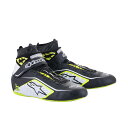 alpinestars(ApCX^[Y) [VOV[Y TECH-1 Z V2 SHOES (TCYUSDF10) 158 BLACK YELLOW FLUO WHITE ADD Color [FIA8856-2018F]