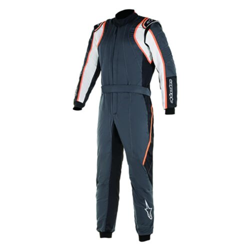 alpinestars アルパインスターズ レーシングスーツ GP RACE V2 SUITサイズ48 1424 ANTHRACITE WHITE ORANGE 