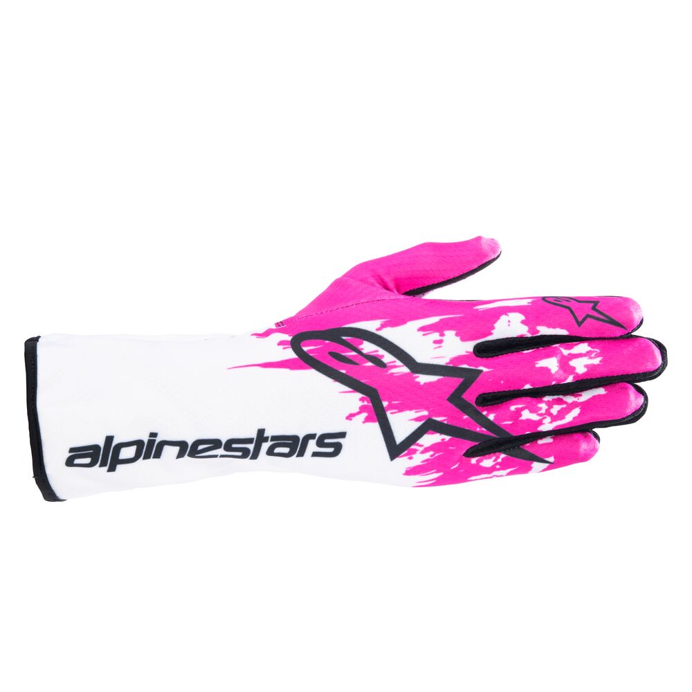 alpinestars(ApCX^[Y) J[gO[u TECH-1 K V3 GLOVES XLTCY 295 WHITE FUCHSIA BLACK [FIA8877-2022KiK]