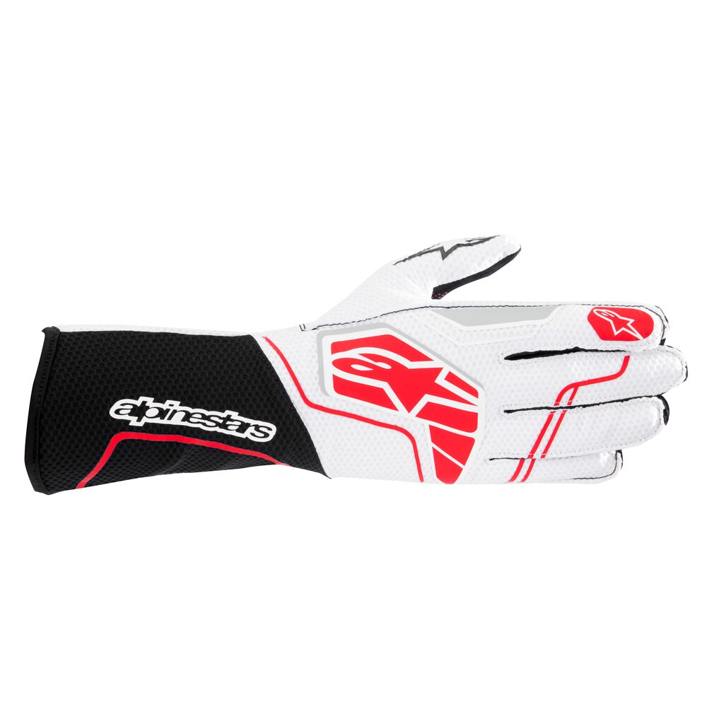 alpinestars(アルパインスターズ) カートグローブ TECH-1 KX V4 GLOVES Sサイズ 123 BLACK WHITE RED [FIA8877-2022規格適合](2)