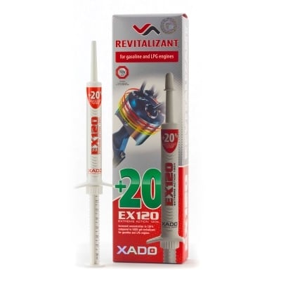 XADO(ハドゥー) レビタリザントEX120 for ガソリン・LPGエンジン添加剤　(XA12035) 対応エンジンオイル量 3～10リットル [3本SET]