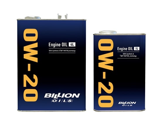 BILLION(ビリオン) エンジンオイル 0W-20 (4リットル)