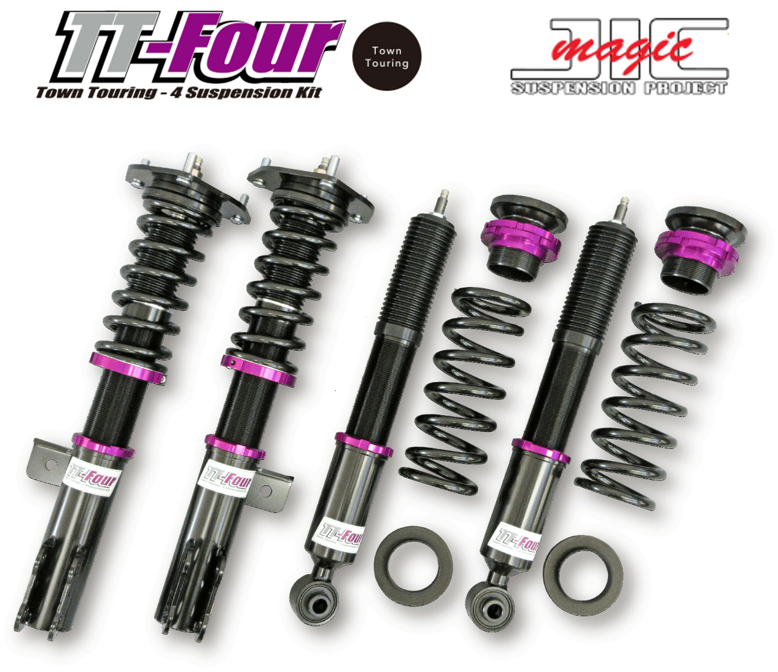 JIC(ジェイアイシー) TT-FOUR サスペンションキット トヨタ プリウスα ZVW40 (T4T034)