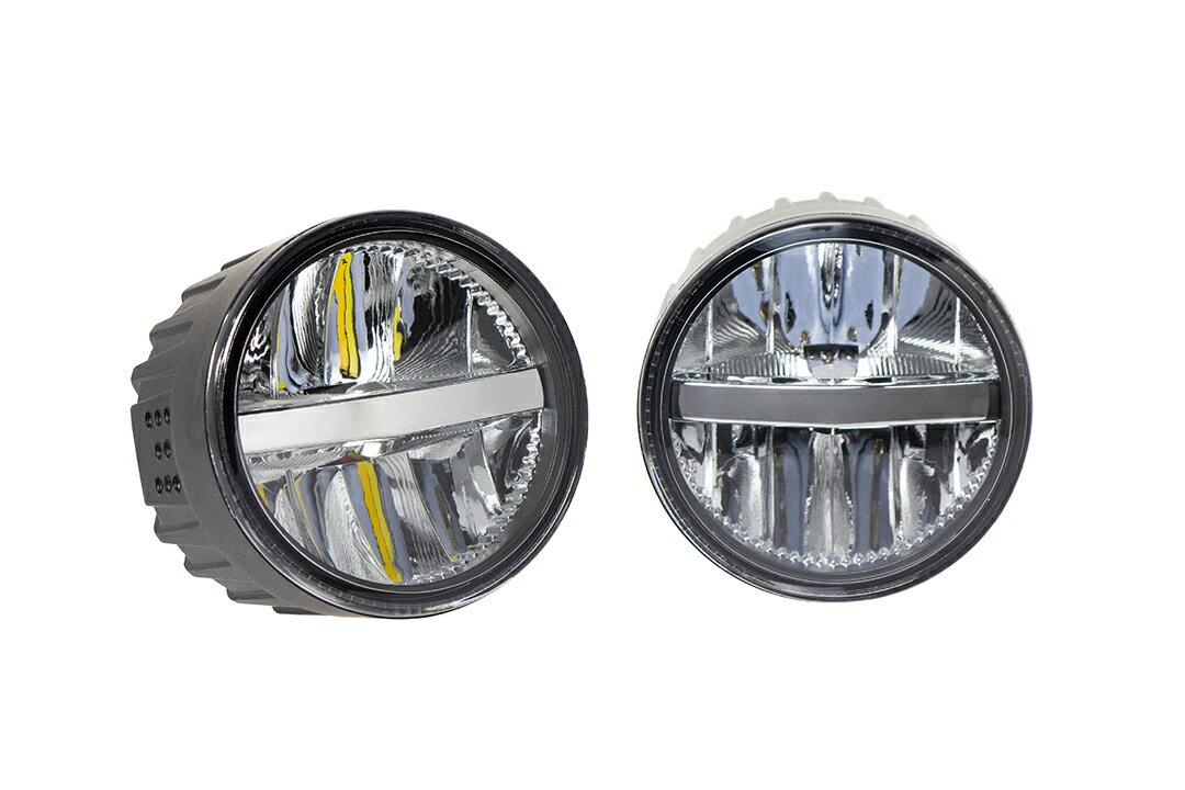 Motor Farm (モーターファーム) ジムニー JB64/JB74 LEDフォグランプ カラー切替タイプ (純正丸形フォグランプ車専用)