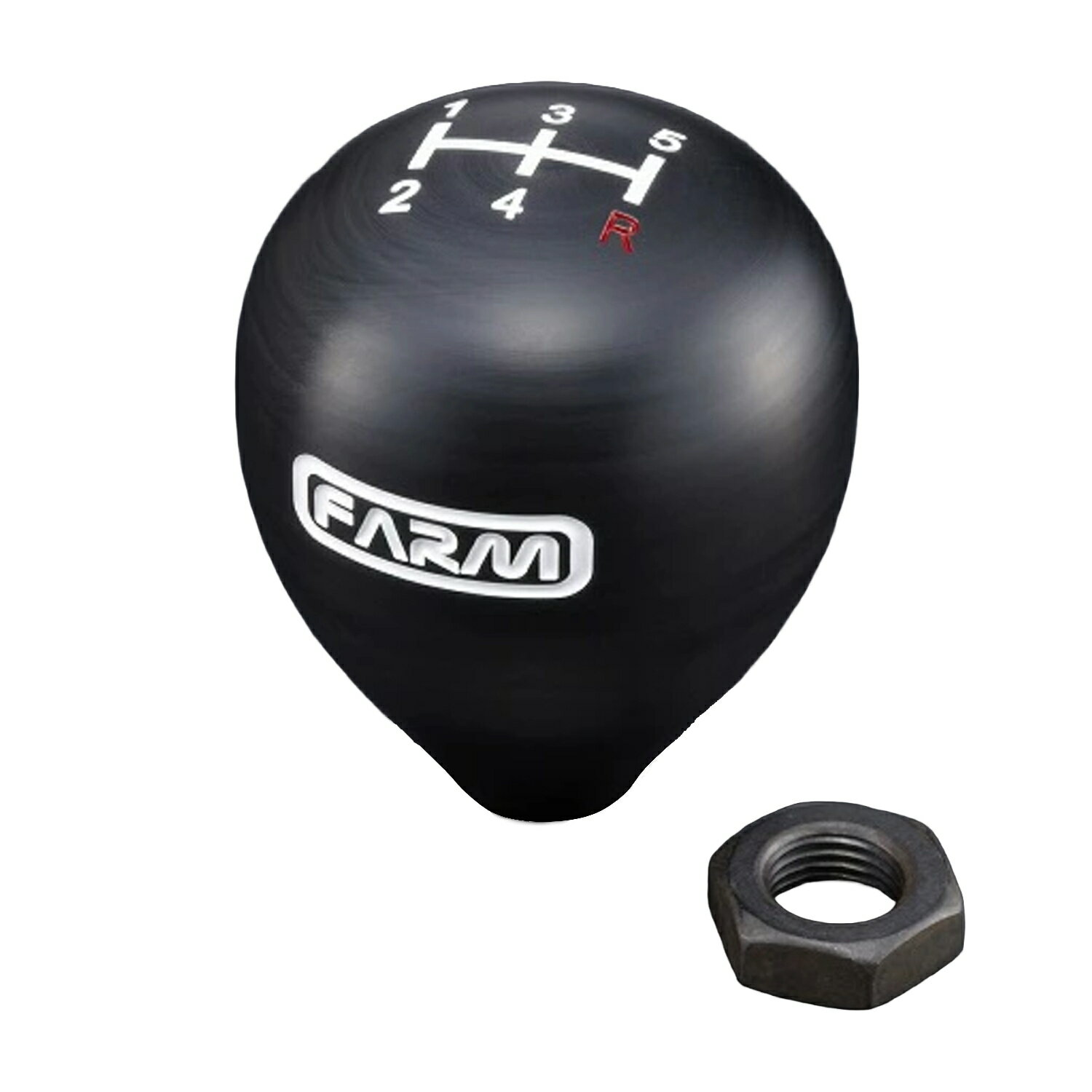 Motor Farm (モーターファーム) ジムニー MT車用 ジュラコン(R)製シフトノブ　タイプ2/ブラック (JB64/JB74取付不可)