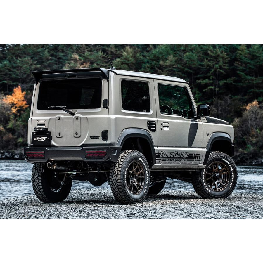 ショウワガレージ ABSリアバンパースポイラー タイプ1 塗装済み JB64 標準テール仕様 ミディアムグレー(ZVL) ［E00407］【発送先限定】