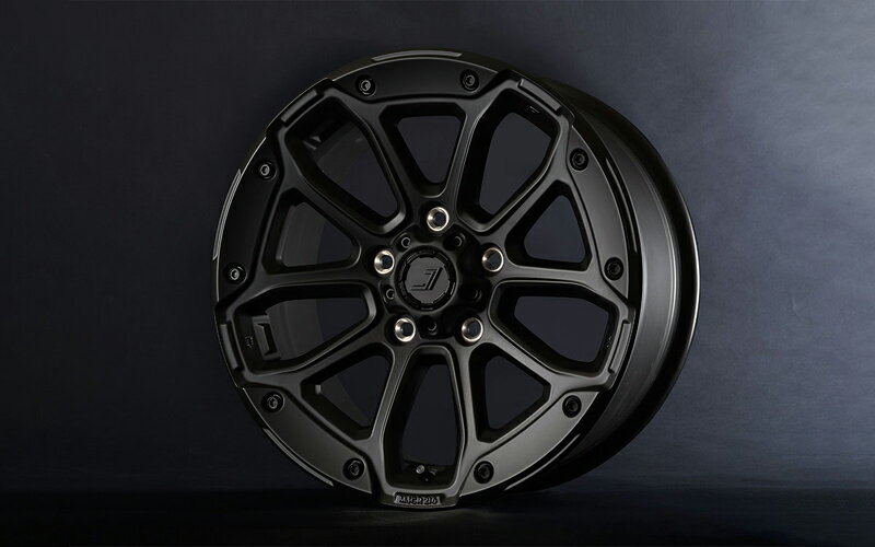 TUS JAPAN JEPPESEN(ジェップセン) MJCR#216ホイール17インチ×8.0J 5H/114.3 +41 STEALTH BLACK [4本セット]