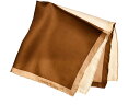 ポケットチーフ シルクチーフ メンズ 紳士 Silk 英国 マイケルソン of ロンドン 大判 4CL/BR C144