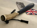 英国製 靴べらアビーホーン30cm級本水牛角 &鹿角ハンドルwithタッセル 現物写真 S12/A N035