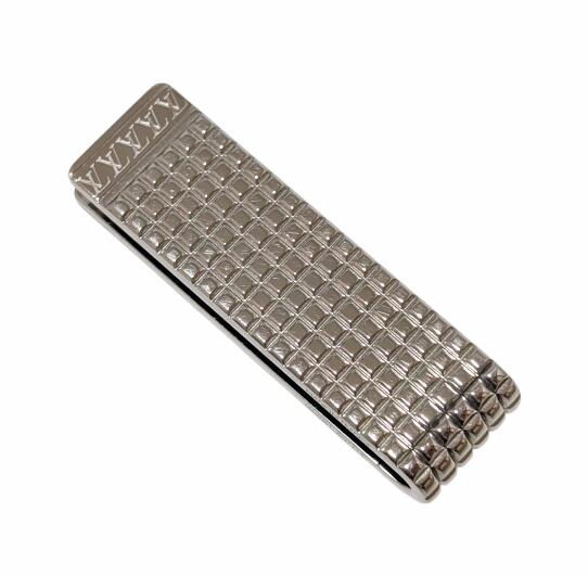 新品同様 ルイヴィトン マネークリップ パンス・ア・ビエ ディジット 格子柄 M65061 LVロゴ 札ばさみ ビルクリップ　LV ビトン LOUIS VUITTON ルイ・ビトン ルイ・ヴィトン 【中古】