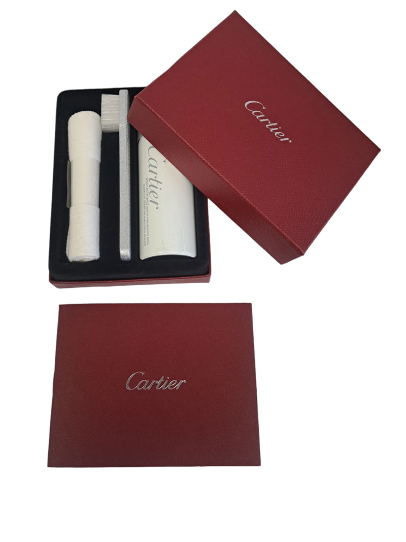 カルティエ クリーニングキット 時計用 メタルブレス用 ブラシ クロス お手入れキット Cartier 【中古】のサムネイル