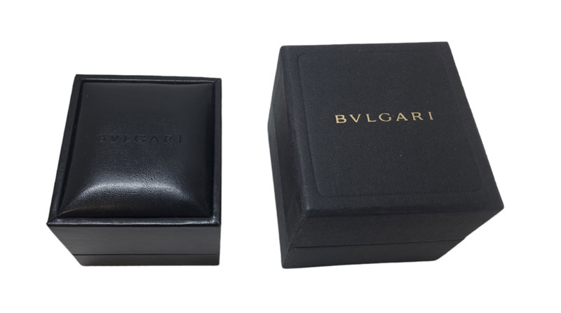 ブルガリ 指輪用 箱 リング用 チャーム用 ジュエリーケース ジュエリーボックス ケース BVLGARI リング用ケース 美品 【中古】