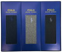 未使用 箱入り ギフトセット ポロ ラルフ ローレン 紳士 靴下 メンズ 25-26cm 3足セット POLO RALPH LAUREN 綿混 ワンポイント刺繍...