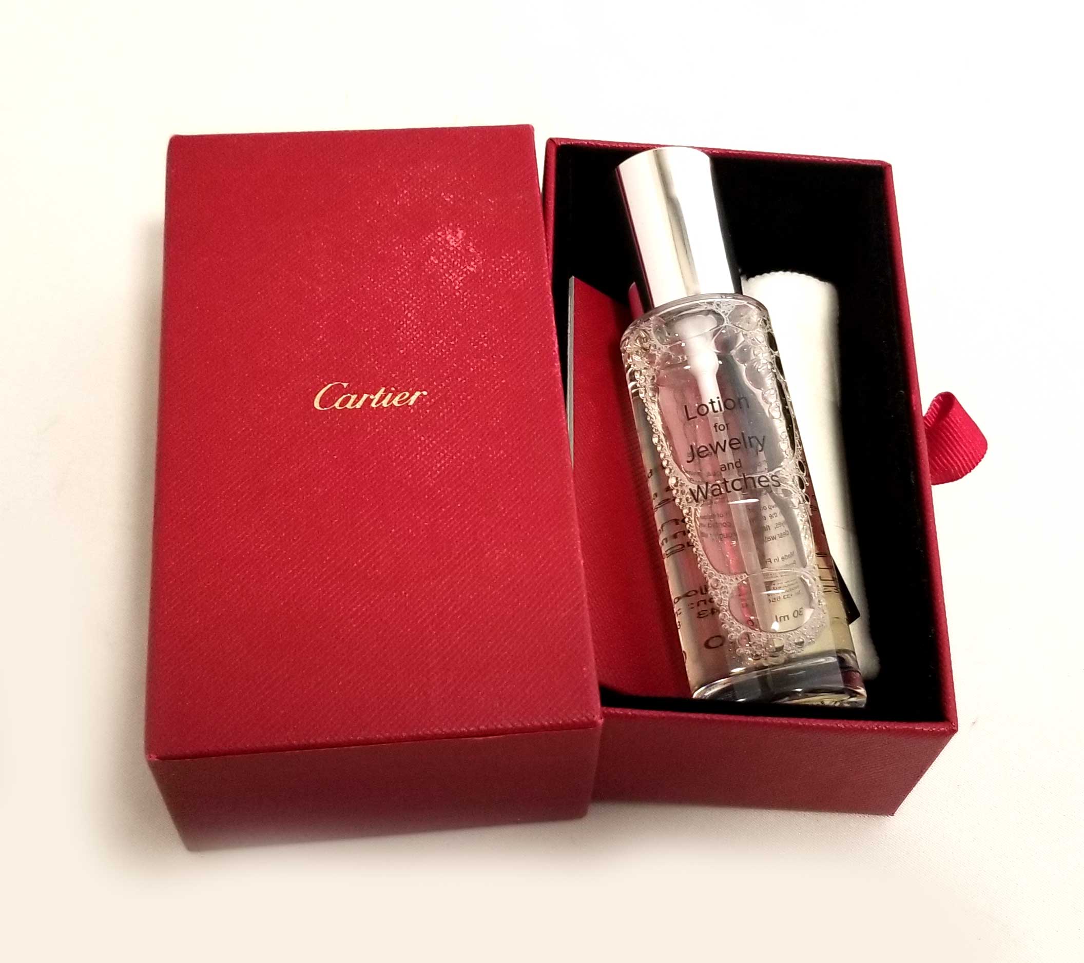 未使用 カルティエ クリーニングキット お手入れキット 時計用 ジュエリー用 クロス CARTIER ローション Cartier 【中古】のサムネイル