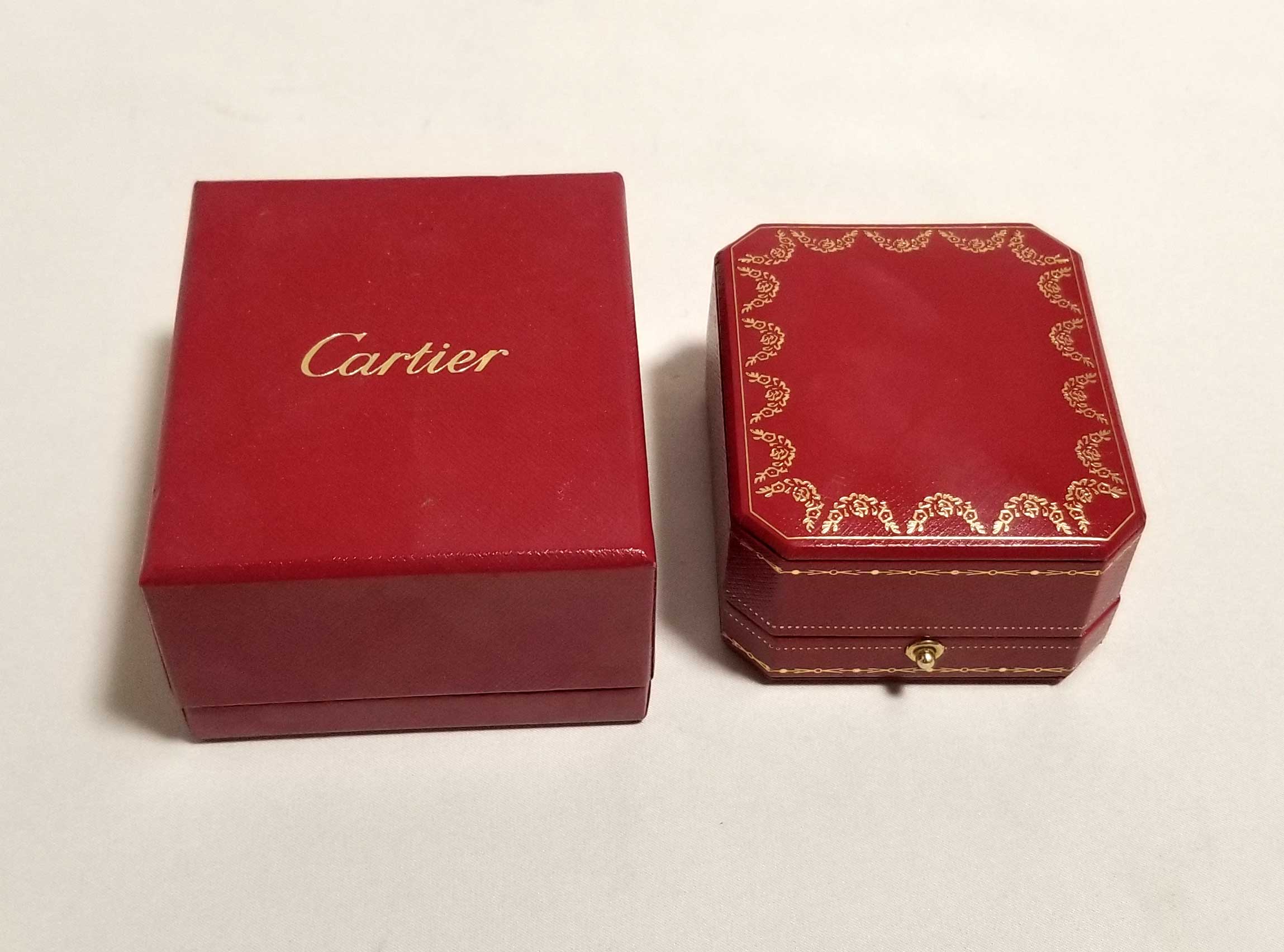 カルティエ 指輪用ケース 箱 チャーム用 ジュエリーケース ジュエリーボックス 指輪 ケース Cartier 【中古】