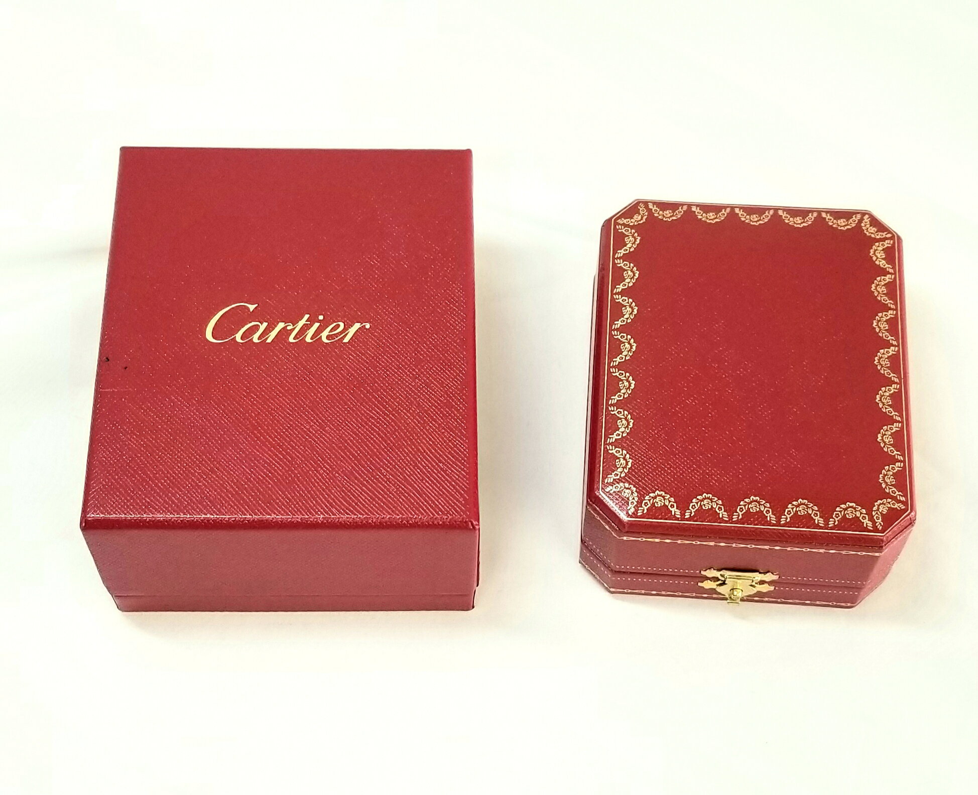 カルティエ ペアリング 指輪用ケース 箱 ジュエリーケース ジュエリーボックス 指輪 ケース Cartier 【中古】