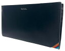 未使用 ポールスミス L字ファスナー 長財布 BPS785 ブラック 黒 牛革 ストライプ レザー 財布 Paul Smith メンズ レディース 【中古】