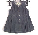 ベビー ワンピース デニム 85 女の子 【中古】