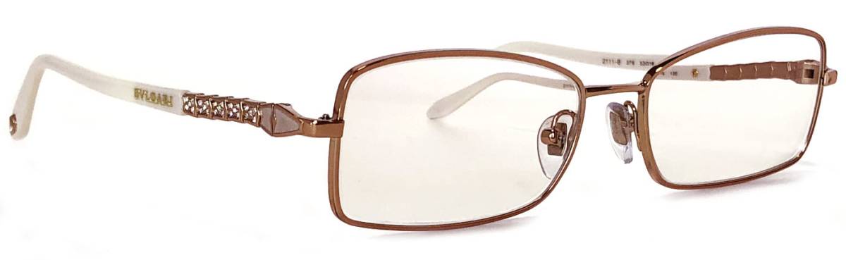 【楽天市場】新品同様 ブルガリ 眼鏡 メガネフレーム ゴールド めがね フレーム ラインストーン ロゴ BVLGARI メガネ レディース