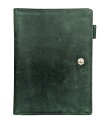 アシュフォード ASHFORD A5 ダイアリーカバー 手帳カバー スエード グリーン 緑 レディース メンズ 紳士 【中古】