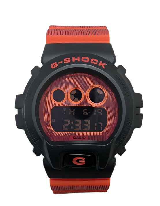 新品同様 カシオ Gショック DW-6900TD オレンジ 6900シリーズ Time Distortion 腕時計 メンズ デジタル ウォッチ CASIO G-SHOCK ジーショック 【中古】