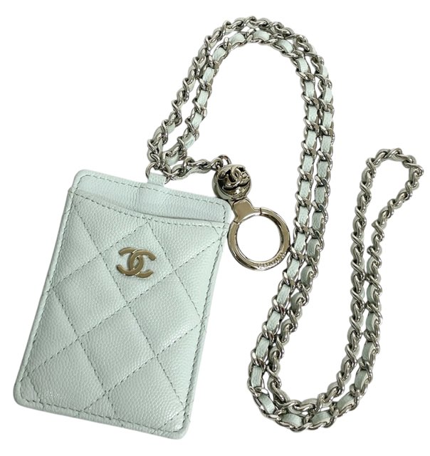 【CHANEL】キャビアスキン チェーンストラップ付 カードホルダー 楽天市場】シャネル カードホルダーの通販