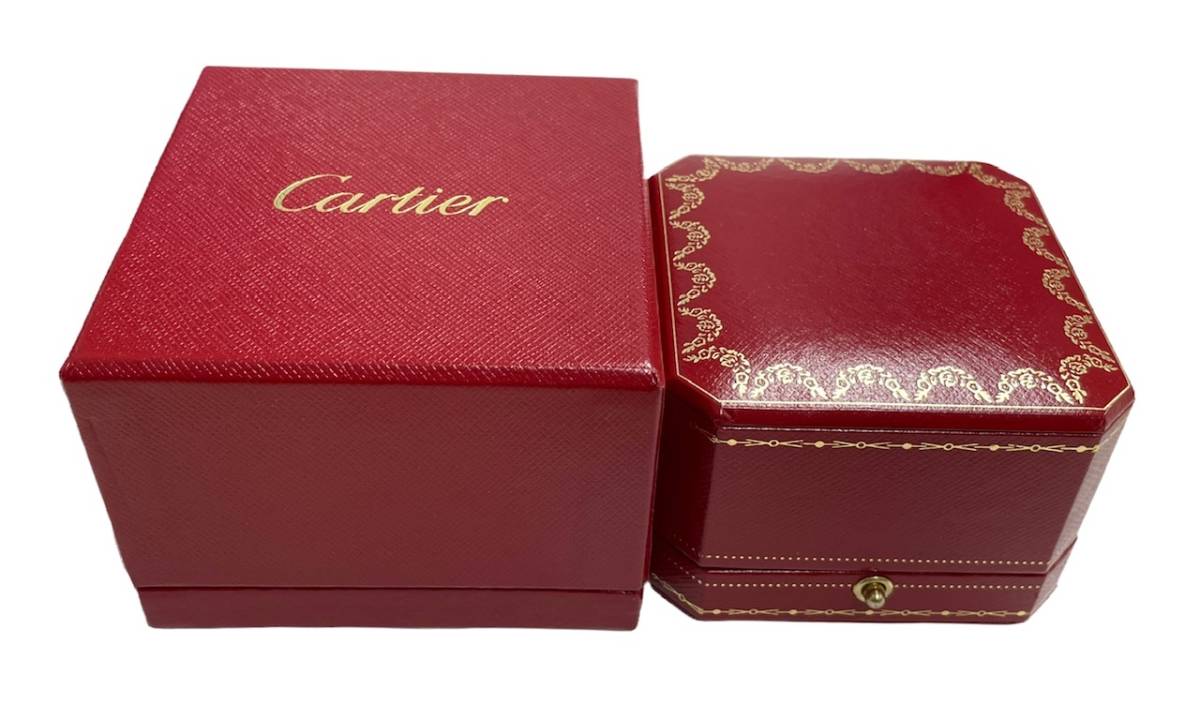 カルティエ 指輪用ケース 箱 ジュエリーケース ジュエリーボックス 指輪 ケース Cartier リング用　【中古】
