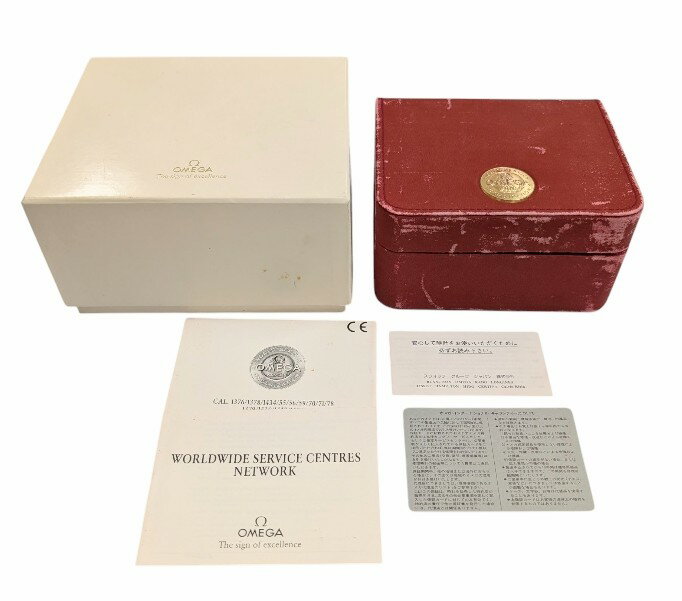 オメガ 時計用 純正 　BOX 箱 箱のみ 　タグ　空箱　時計ケース　ボックス　OMEGA　説明書　【中古】