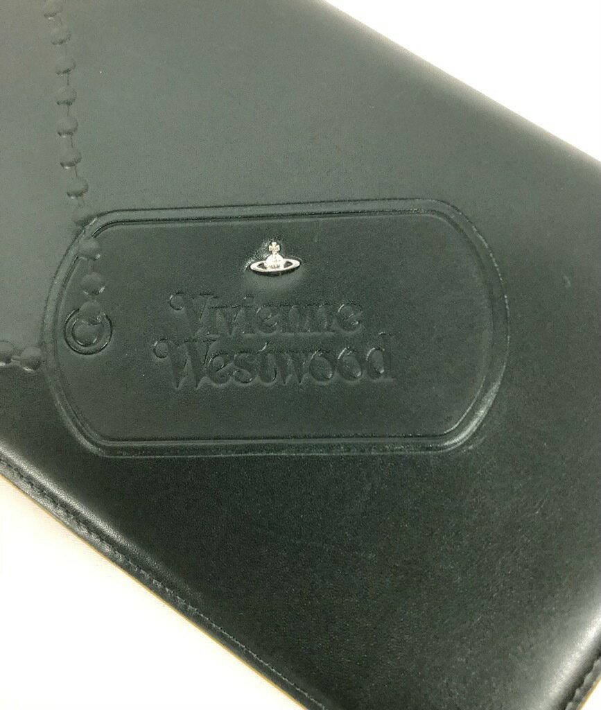 未使用ヴィヴィアンウエストウッド手帳カバー手帳オーガナイザーマルチケース牛革レザー財布メンズグリーンVivienneWestwoodヴィヴィアン【中古】