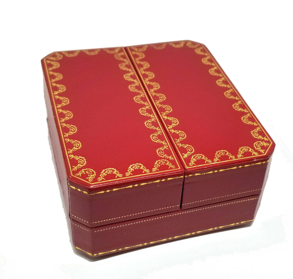 カルティエ ケース 箱 時計用 観音開き Cartier 置き時計用 BOX アクセサリーケース 【中古】