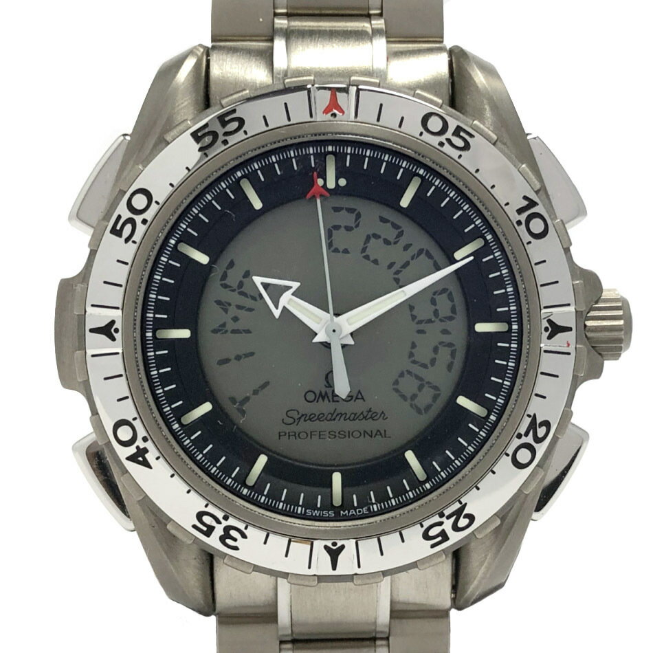 未使用 X33 腕時計 チタン ウォッチ 初期モデル デジアナ メンズ 紳士用 時計 デジタル QZ 【中古】